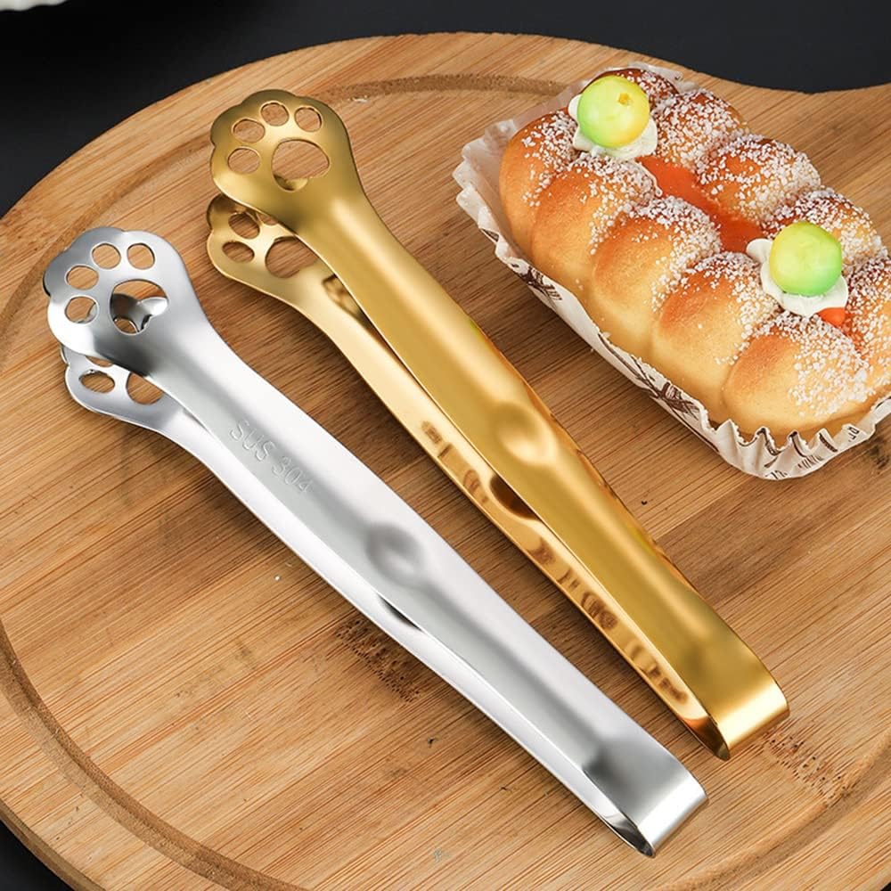 Mini Dessert Tongs, Tong Clips for BBQ, Salad, Candy, Mini Tongs -Pack of 3 Mini Dessert Tongs, Tong Clips for BBQ, Salad, Candy, Mini Tongs -Pack of 3
